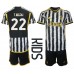 Juventus Timothy Weah #22 Hjemmedraktsett Barn 2023-24 Kortermet (+ Korte bukser)